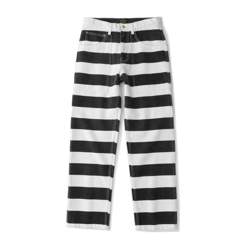Men'S Accessories For Jeans - 16oz 100% Cotton Heavyweight Striped Work