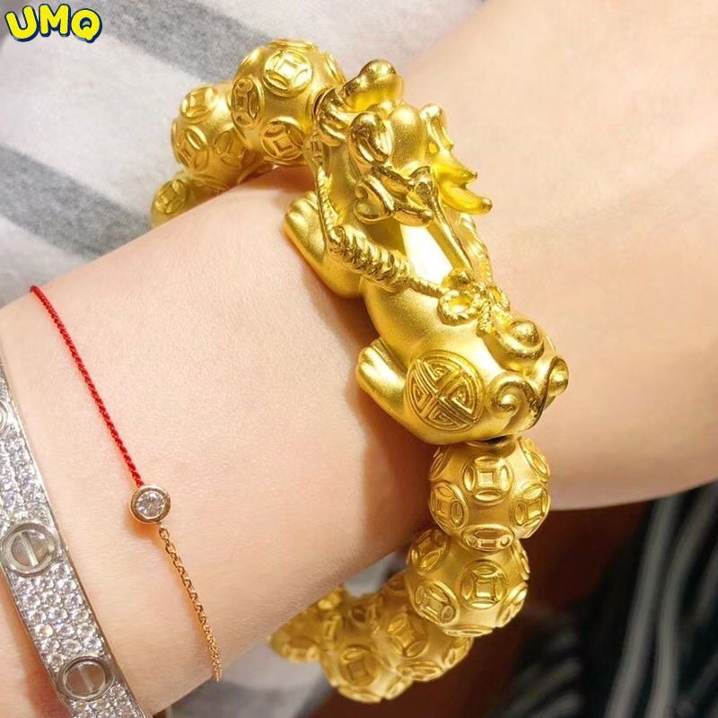 Bracelet Beaded Men - recommended Plated 100% Real Gold 24k