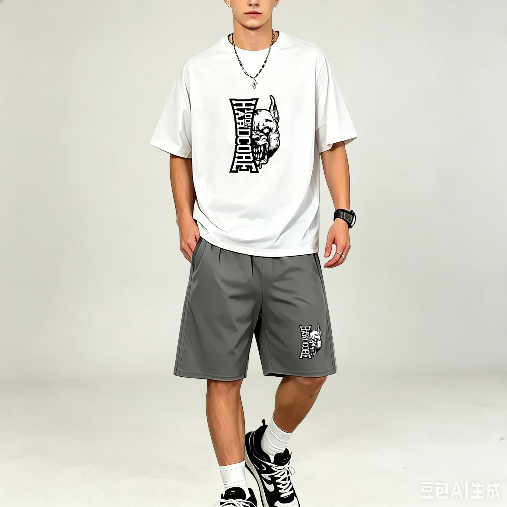 Men'S Accessories Pouch - Summer Men T-Shirts Sets Quick Dry