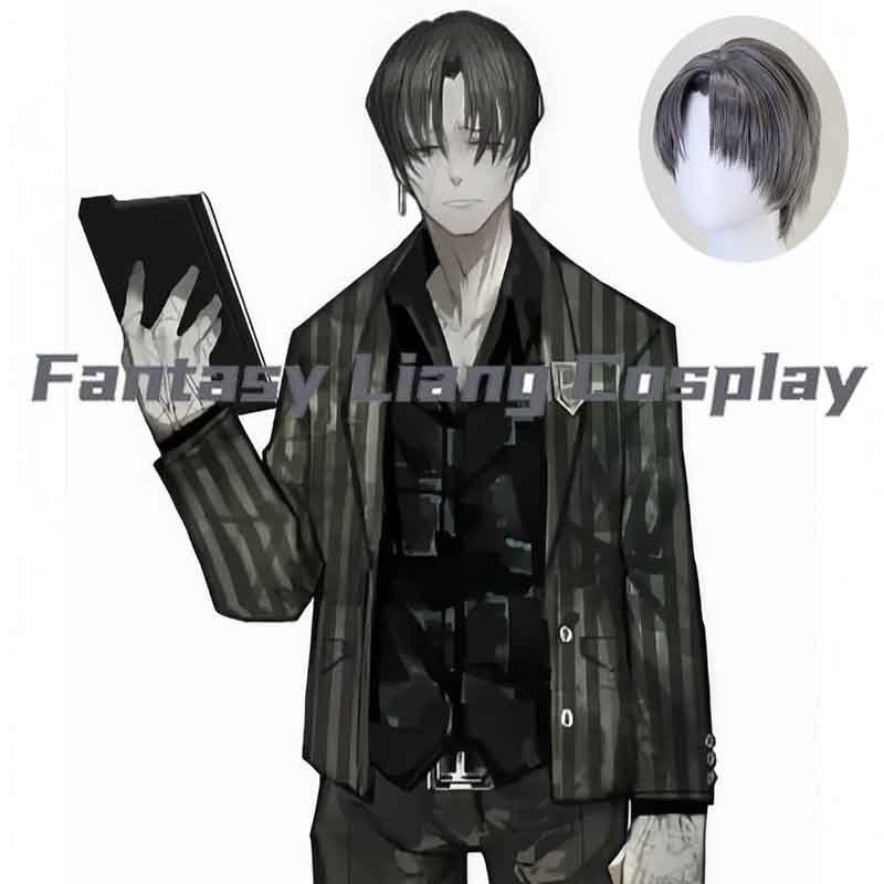 Men'S Accessories Japan - Anime Limbus Company Virgil Cosplay Wig