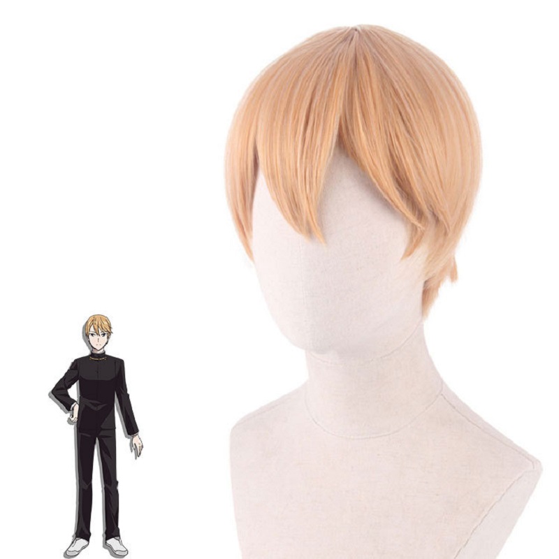 Men'S Yellow Accessories - Shirogane Miyuki cosplay wig Anime Kaguya