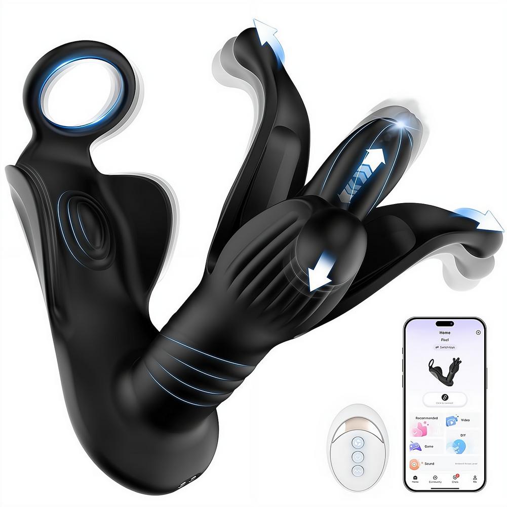 Men Accessories App - Bluetooth Anal Plug Vibrator Wireless APP
