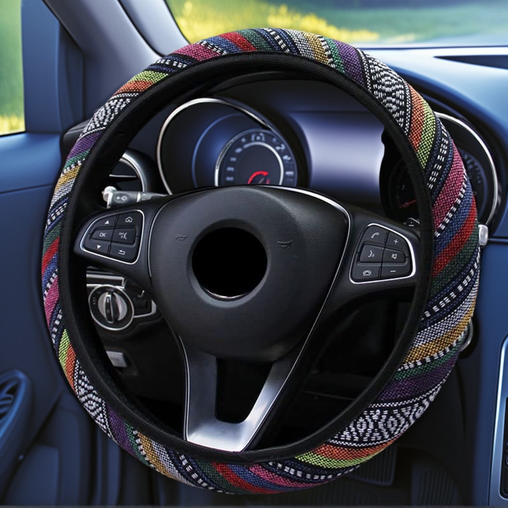 Men Accessories Ethnic - Ethnic Style Elastic Car Steering Wheel