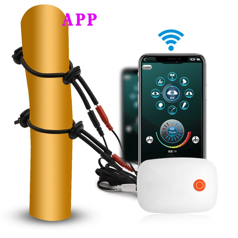 Men Accessories App - Electric Shock Ring On Penis Phone