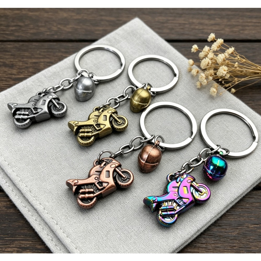 Men'S Yellow Accessories - Motorcycle Keychain Creative Metal Model Car