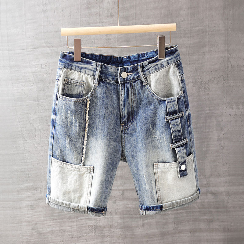Men'S Accessories For Jeans - Men's Short Jeans Pants with Pockets