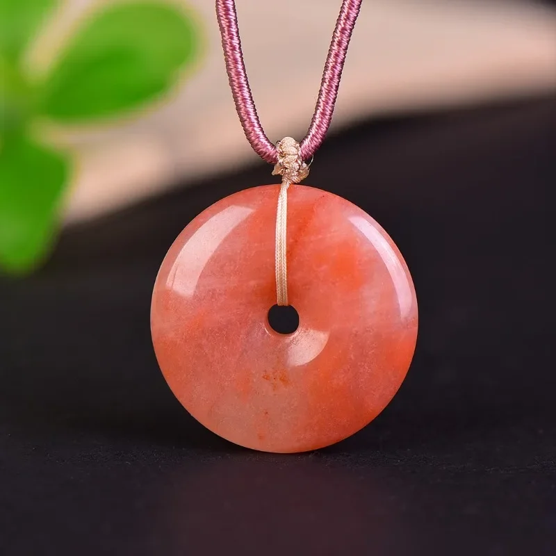Men Accessories Ethnic - Natural Golden Jade Peach Blossom Stuffed