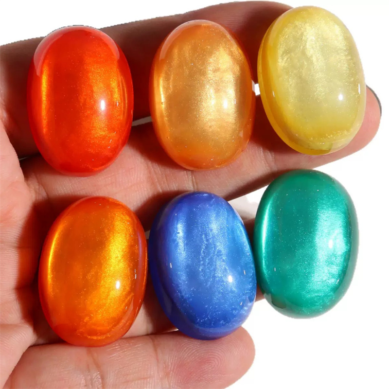 Men Accessories Wholesale - Wholesale 40pcs/lot color print geometry ovals