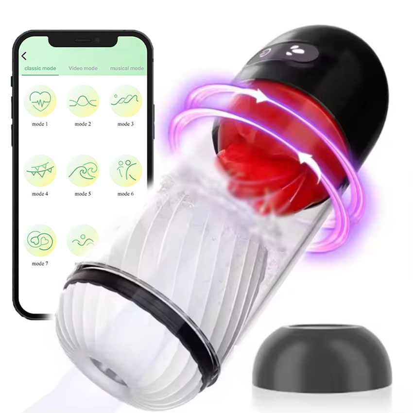 Men Accessories App - Automatic Male Masturbator Cup Water Bath