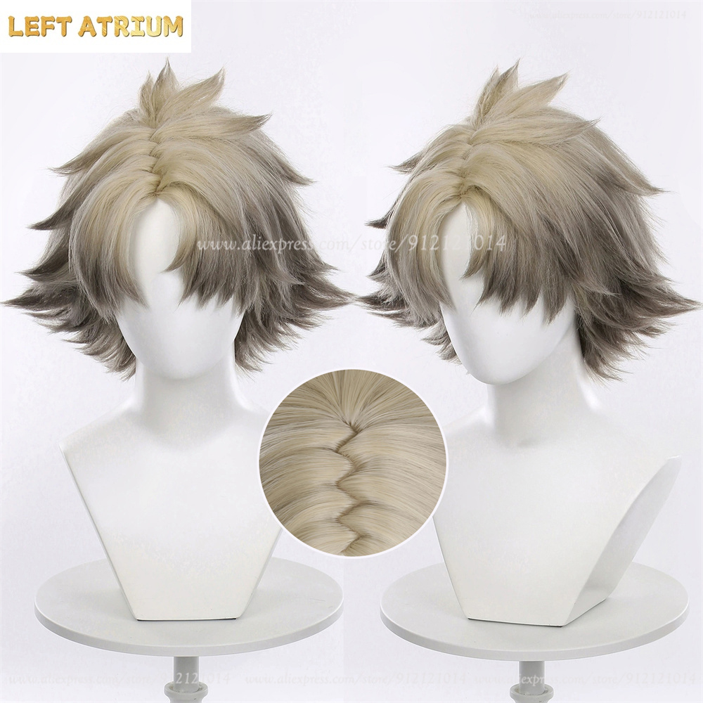 Men'S Yellow Accessories - Rudo Surebrec Cosplay Wig 25cm Yellow