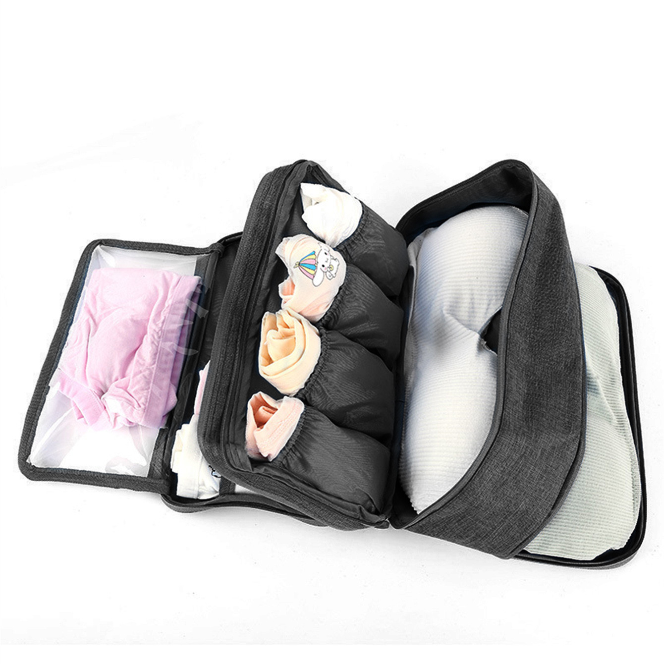 Men'S Accessories Organizer For Wardrobe - Underwear Storage Bag Travel Bra Organizer