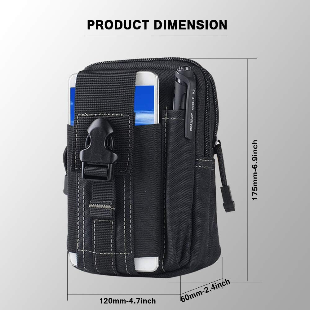 Tactical Molle Belt Pouch Mili - Men'S Accessories Pouch 评论和价格