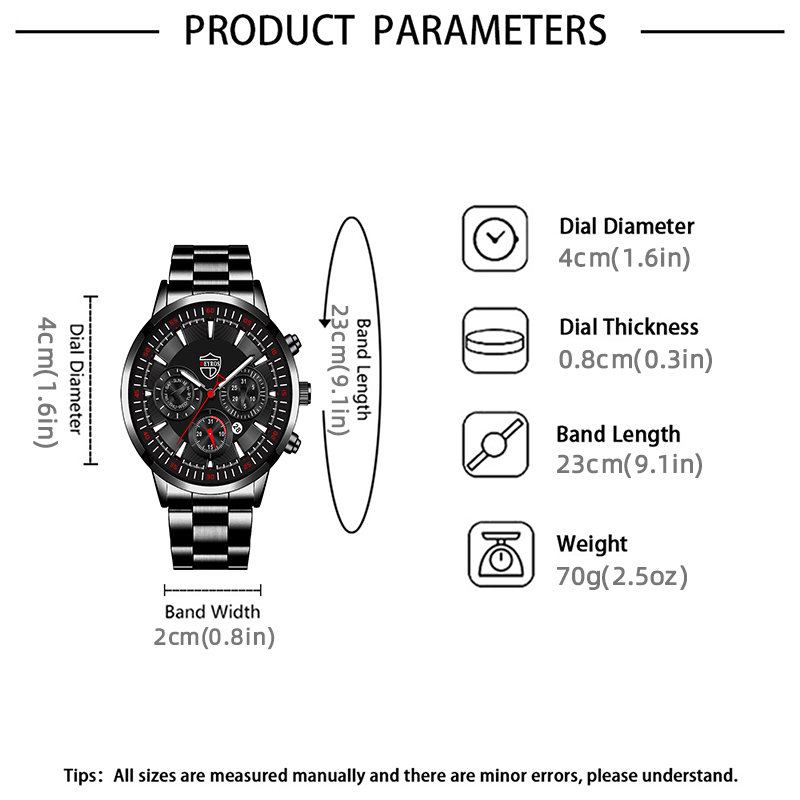 Fashion Mens Watches Set Luxur - Men Accessories For Wrist 评论和价格