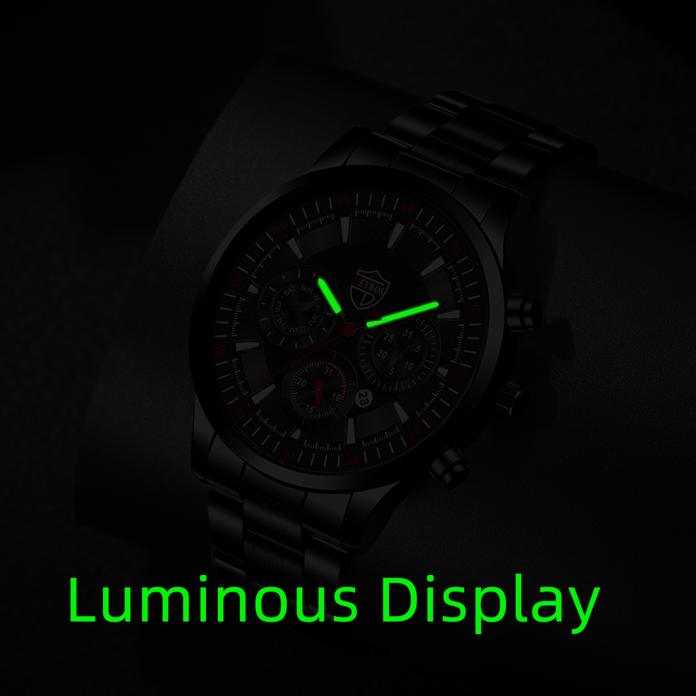 Fashion Mens Watches Set Luxur - Men Accessories For Wrist 评论和价格