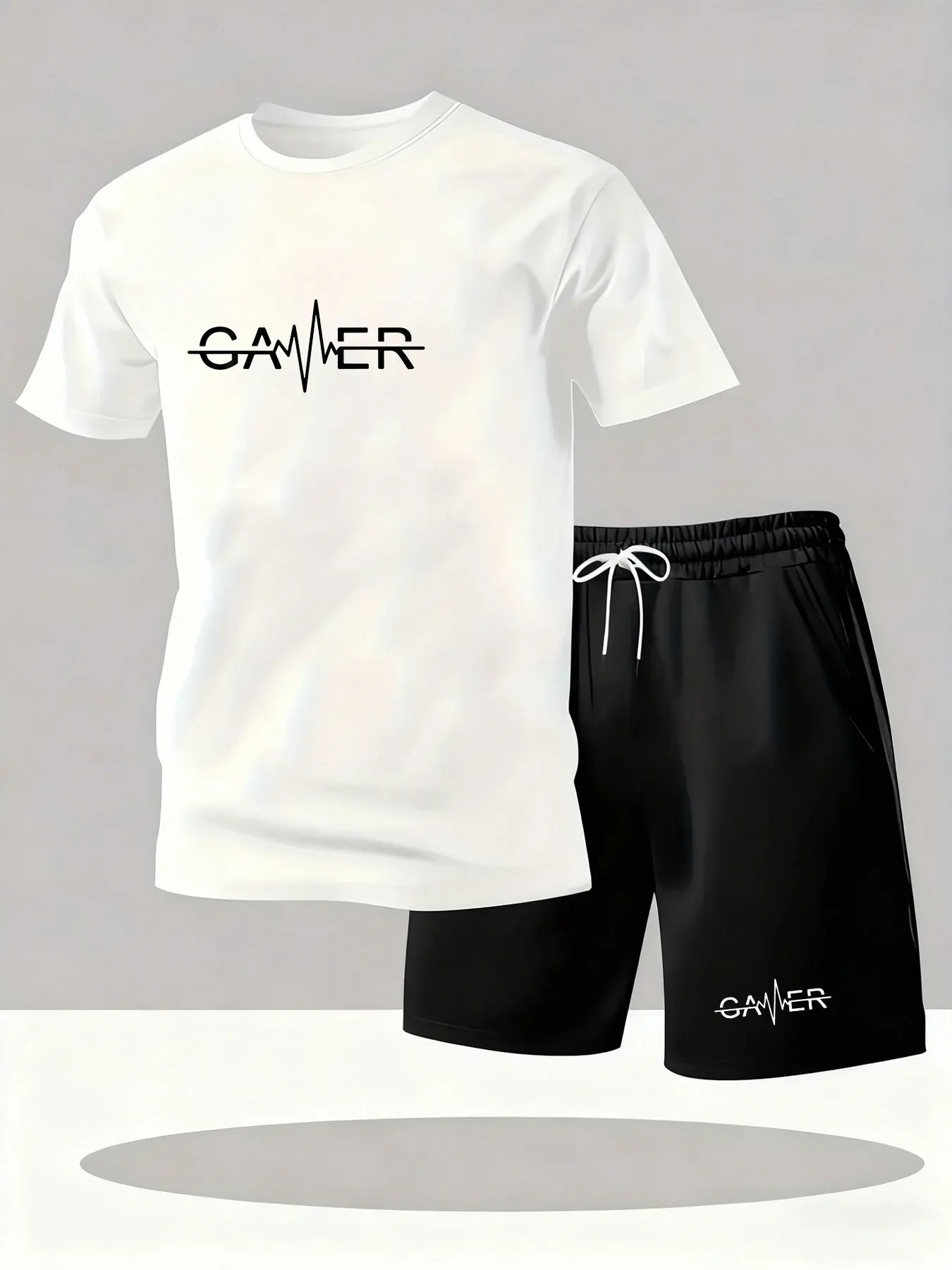 Men Summer 2 Piece Outfit Crew - Men'S Accessories Pouch 评论和价格