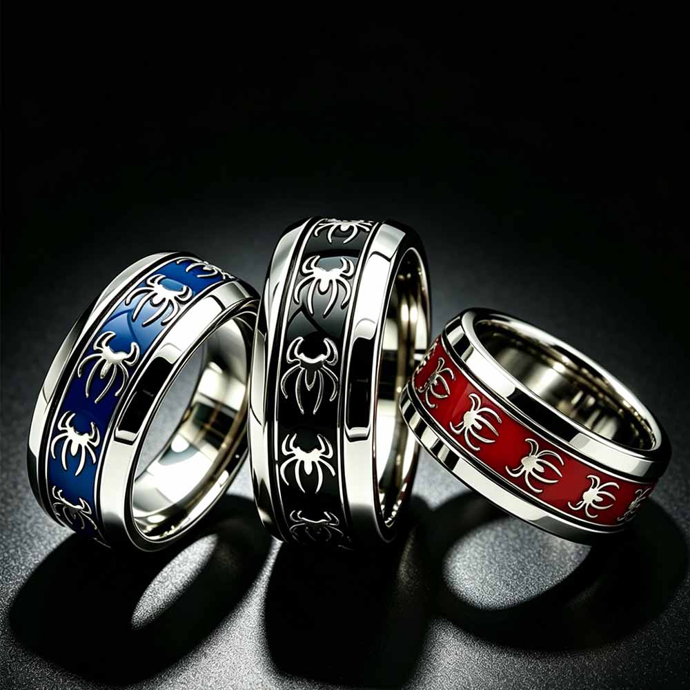 New Vintage Punk Spider Ring 3 - Men Accessories Wholesale 评论和价格
