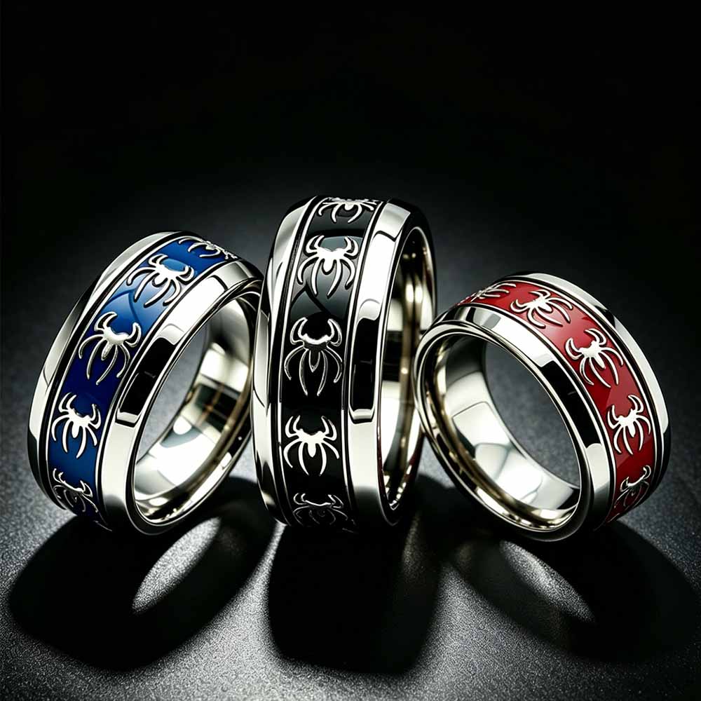 New Vintage Punk Spider Ring 3 - Men Accessories Wholesale 评论和价格