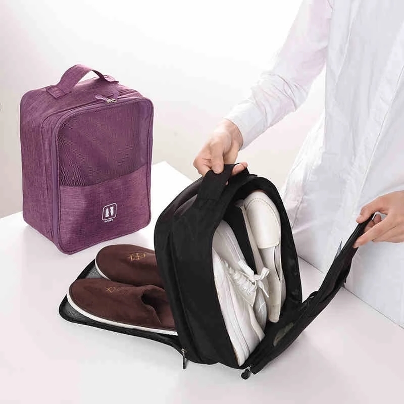 Women Portable Travel Shoe Bag - Men'S Accessories Organizer For Wardrobe 评论和价格