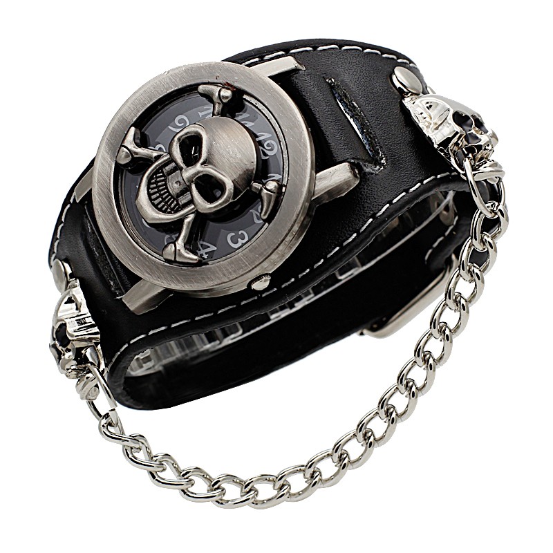 New Leather Stainless Steel Ch - Men Accessories For Wrist 评论和价格