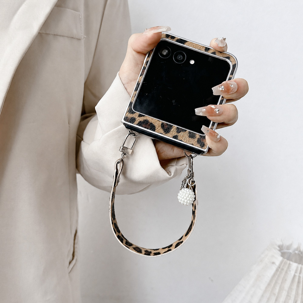 Leopard Print Folding Flip Pho - Men Accessories Hand 评论和价格