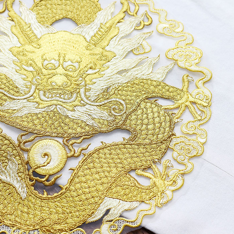 Golden thread dragon circular  - Men Accessories Ethnic 评论和价格