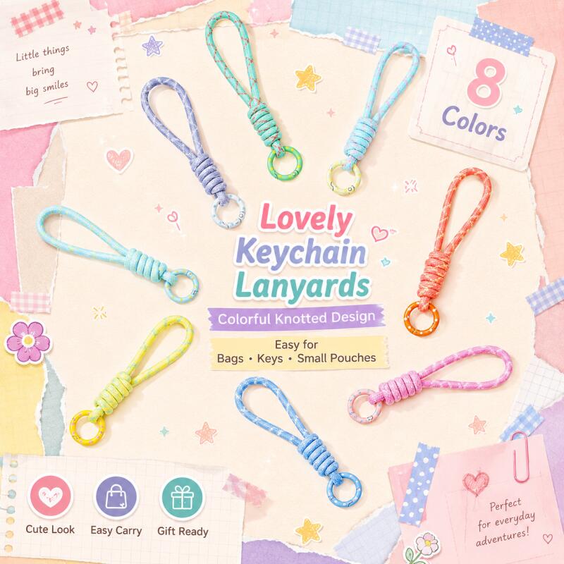2~5pcs Colorful Braided Keycha - Men Accessories Ring 评论和价格