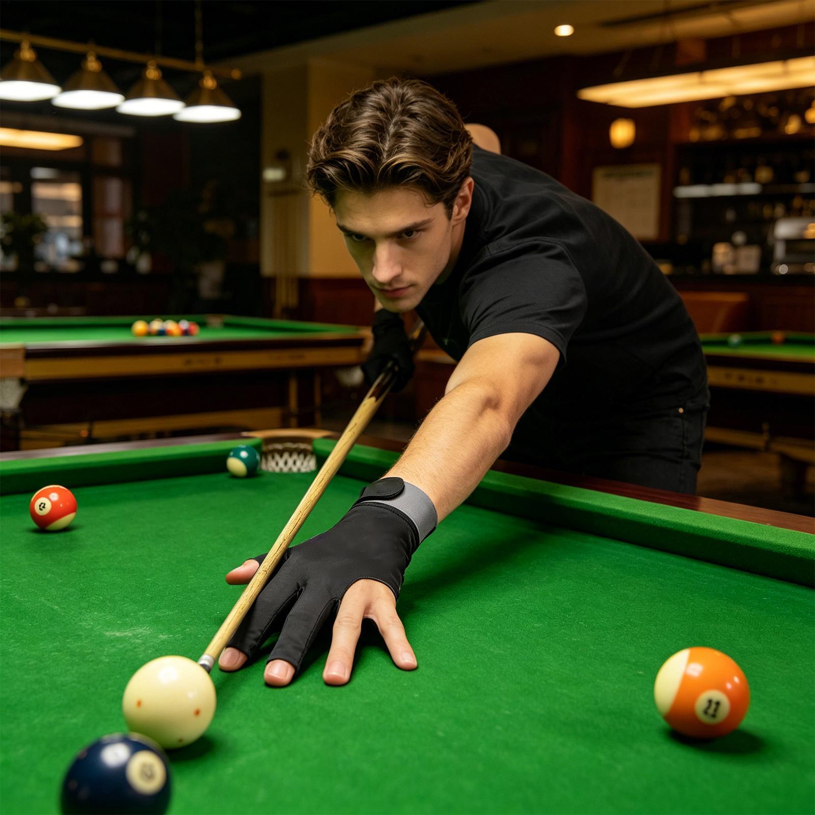 Pool Glove Left Hand 3-Finger  - Men Accessories Hand 评论和价格