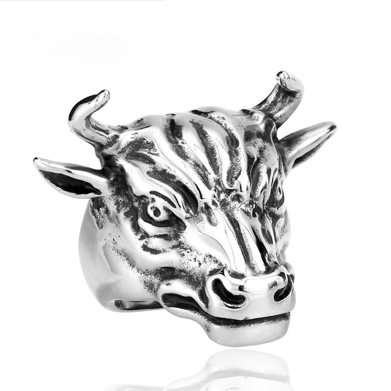 Exaggerated Style Titanium Ste - Men Accessories Online 评论和价格