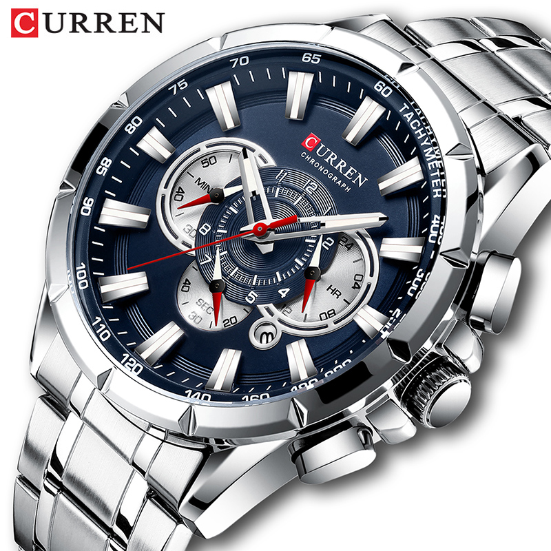 CURREN Wrist Watch Men Waterpr - Men Accessories For Wrist 评论和价格