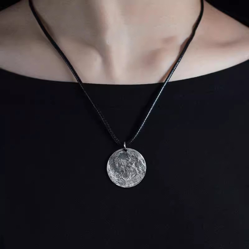 Ethnic Style Moon Pendant For  - Men Accessories Ethnic 评论和价格