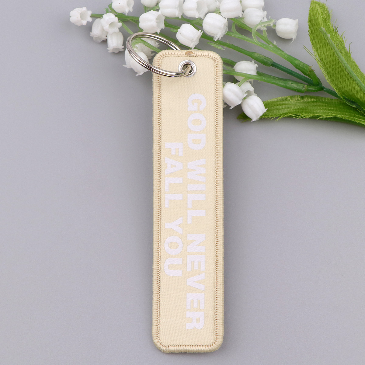 Vintage Quote Embroidered Keyc - Men Accessories Ring 评论和价格