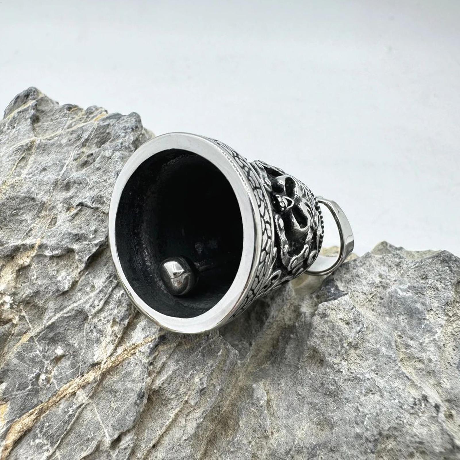 Skull Bell Charm Motorcycle Be - Men Accessories Hand 评论和价格