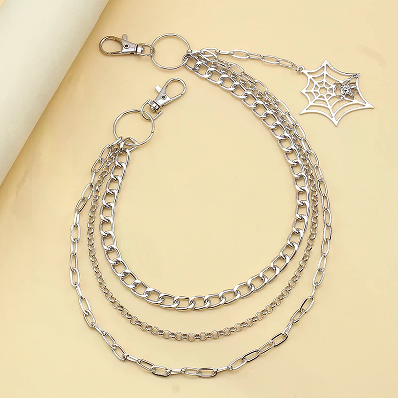 Fashion Punk Metal Pants Chain - Men'S Accessories For Jeans 评论和价格