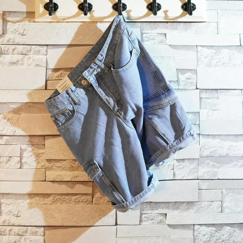 Loose Straight Short Jeans Pan - Men'S Accessories For Jeans 评论和价格
