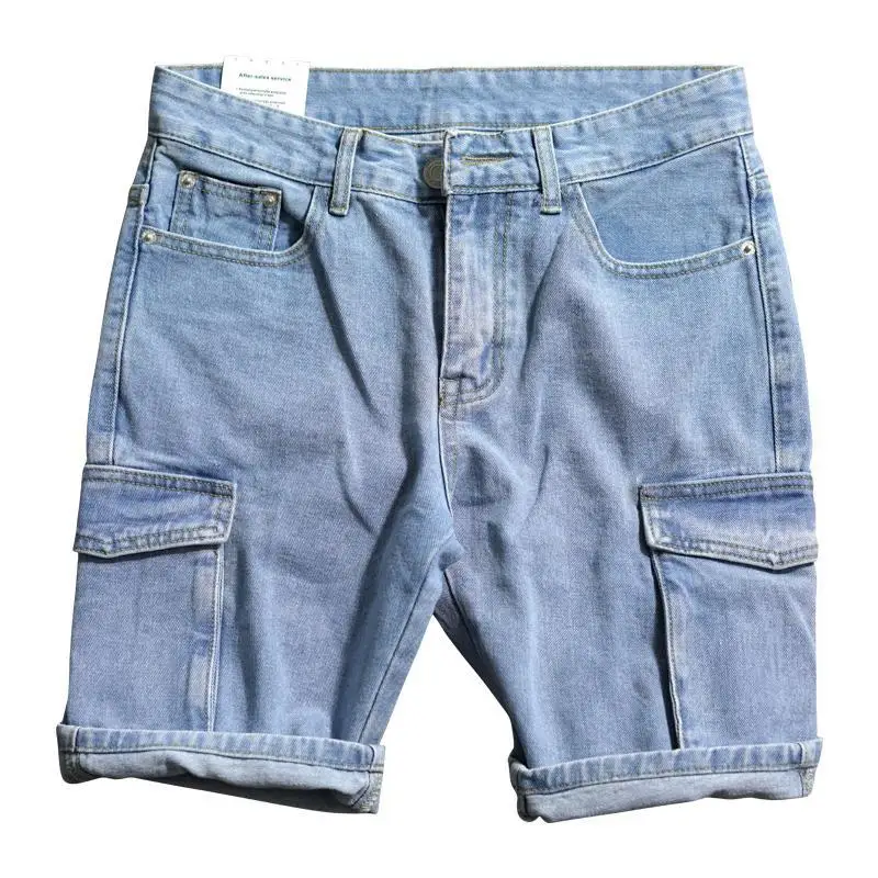 Loose Straight Short Jeans Pan - Men'S Accessories For Jeans 评论和价格
