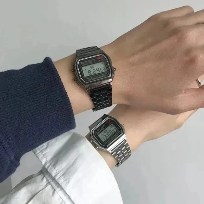 Luxury F91W Steel Band Watches - Men Accessories For Wrist 评论和价格