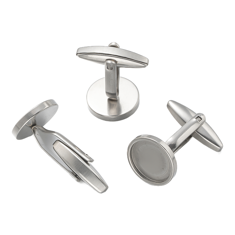 5Pcs Stainless Steel Cufflinks - Men Accessories Ring 评论和价格