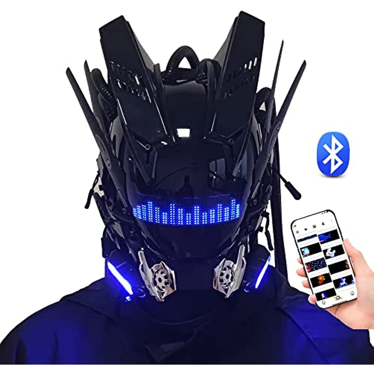 Cyberpunk Mask Cosplay for Men - Men Accessories App 评论和价格