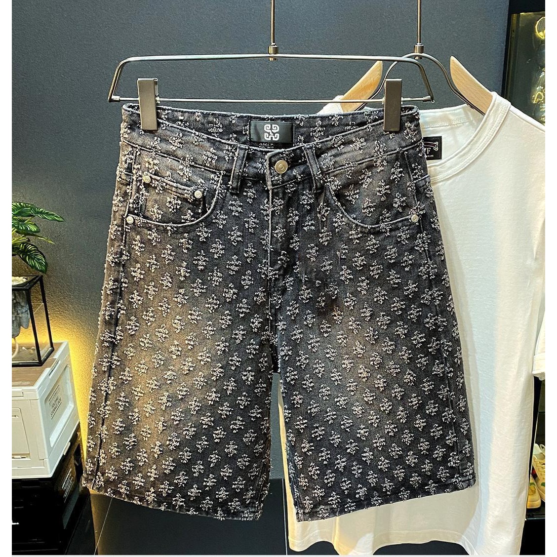 Summer High Street Denim Short - Men'S Accessories For Jeans 评论和价格