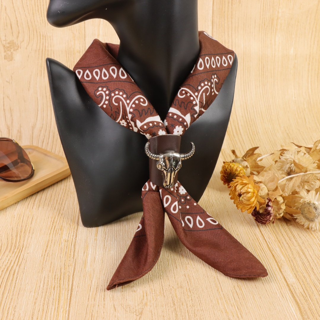 Artistic Cotton Square Scarf A - Men Accessories Ring 评论和价格