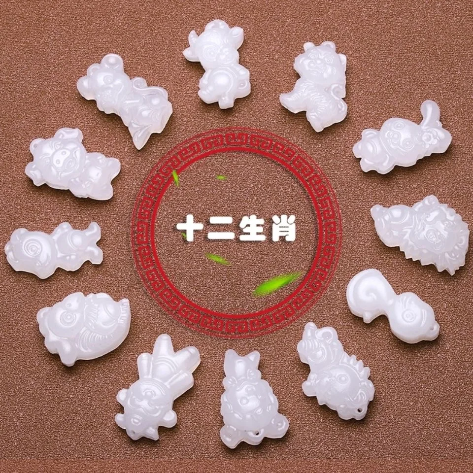 Natural Afghan White Jade Chin - Men Accessories Hand 评论和价格