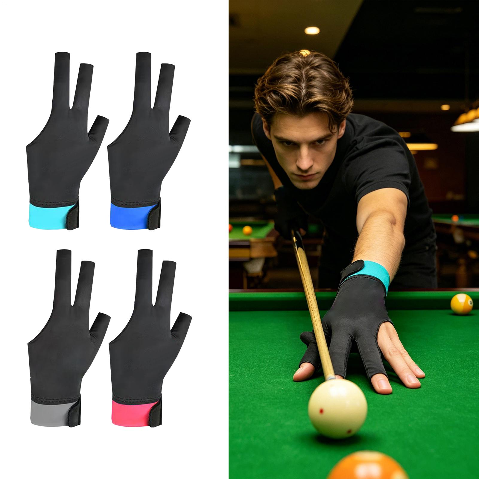Pool Glove 3-Finger Anti-Slip  - Men Accessories Hand 评论和价格