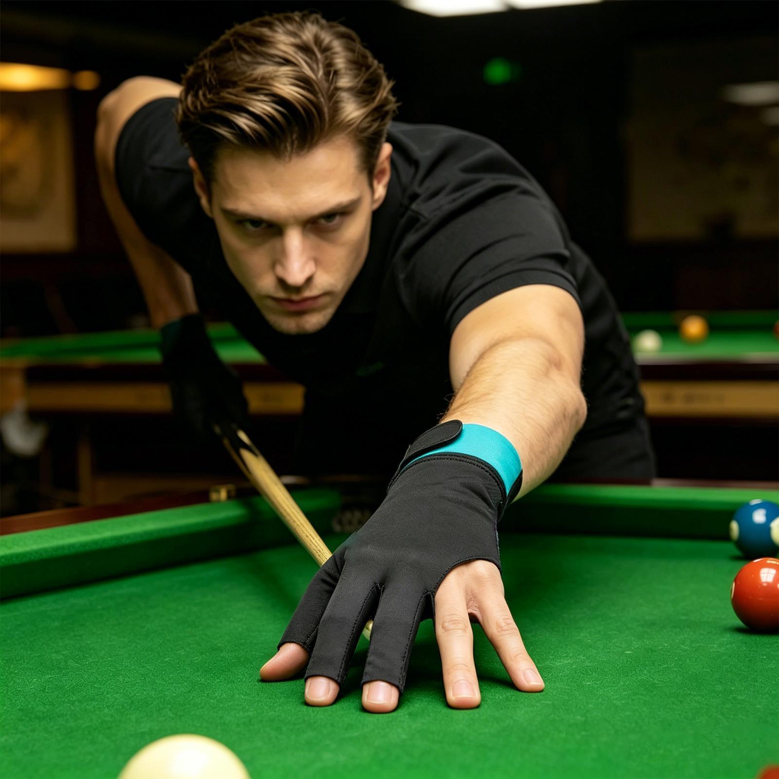 Pool Glove 3-Finger Anti-Slip  - Men Accessories Hand 评论和价格