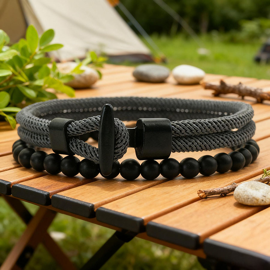 Unique Anchor 2Pcs Man Bracele - Men Accessories Unique 评论和价格