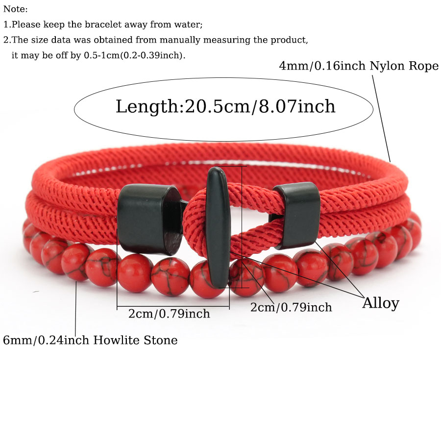 Unique Anchor 2Pcs Man Bracele - Men Accessories Unique 评论和价格