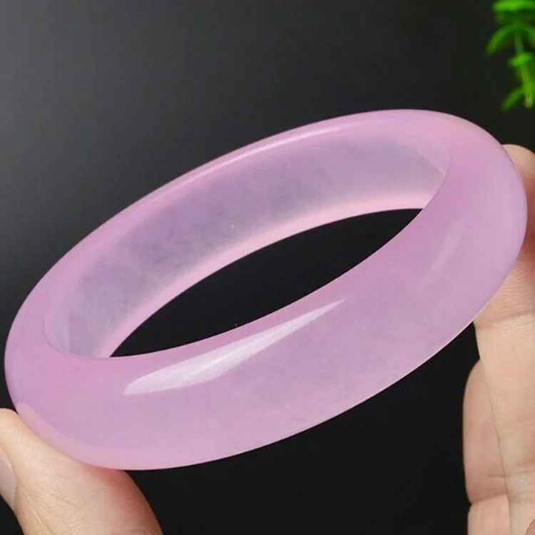 Genuine Natural Pink Jade Bang - Men Accessories Hand 评论和价格