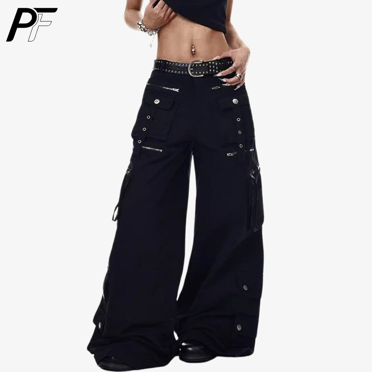 Grunge Techwear Wide Leg Cargo - Men'S Accessories For Jeans 评论和价格