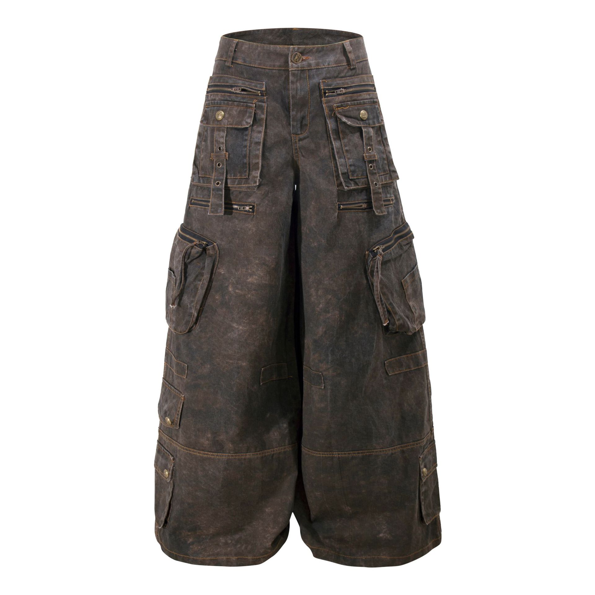 Grunge Techwear Wide Leg Cargo - Men'S Accessories For Jeans 评论和价格