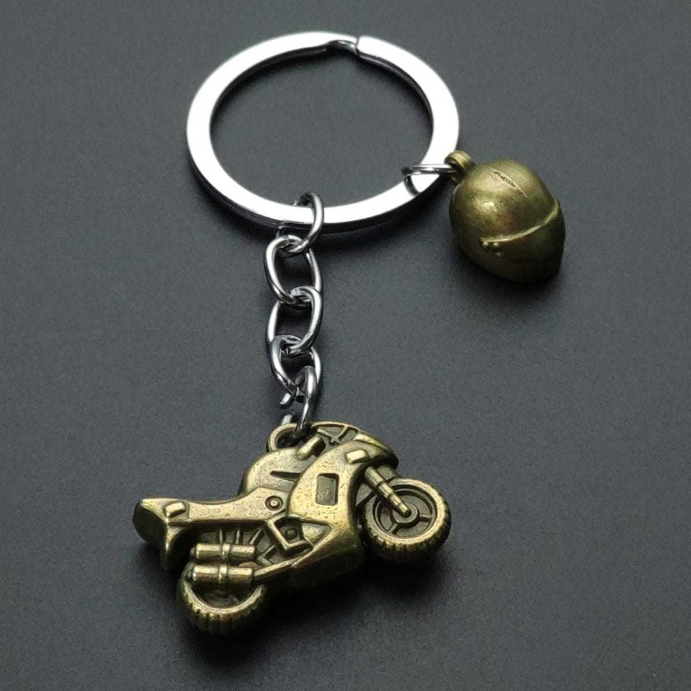Motorcycle Keychain Creative M - Men'S Yellow Accessories 评论和价格