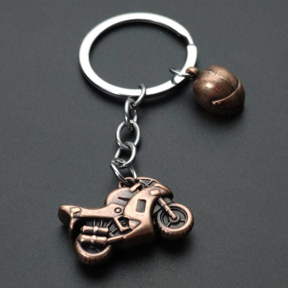 Motorcycle Keychain Creative M - Men'S Yellow Accessories 评论和价格